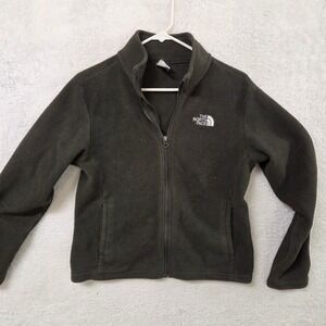 The North‎ Face Fleece Jacket Women's Medium Full Zip Polartec Green